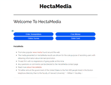 Tablet Screenshot of hectamedia.com
